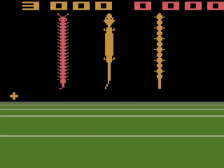 Bugs title screen for Atari 2600